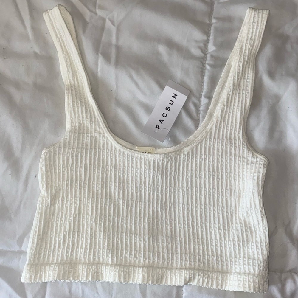PACSUN white crop top —size Small—